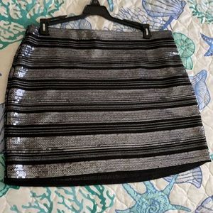 Sequins mini skirt